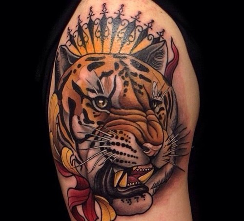 3d动物图案纹身