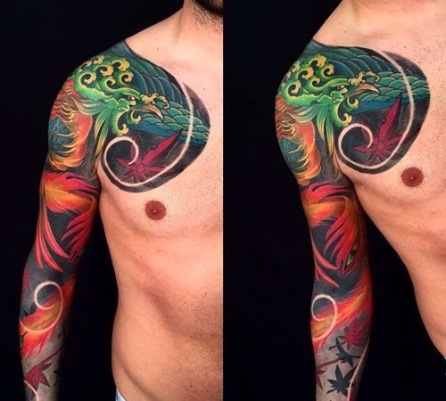 系列半甲纹身欣赏