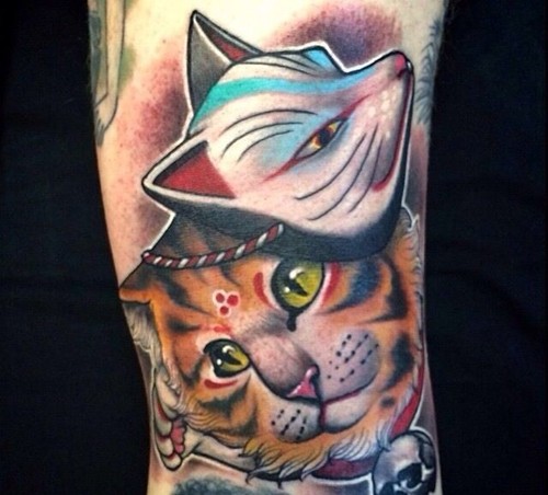 3d动物图案纹身