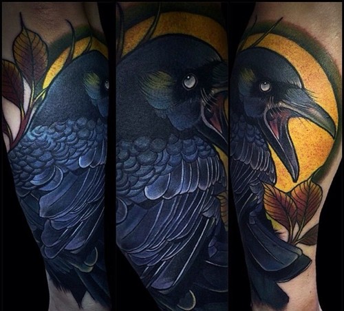 那些逼真的动物纹身