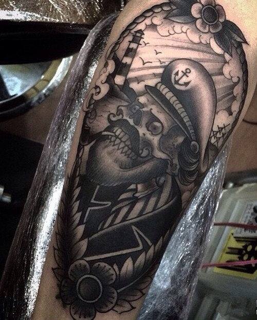 手臂纹身就是这么酷炫