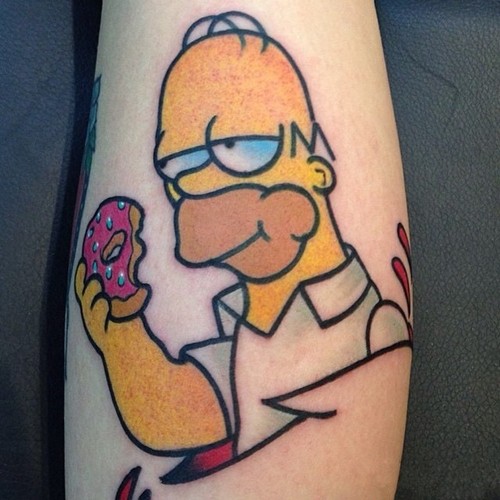 有趣的动画系列纹身