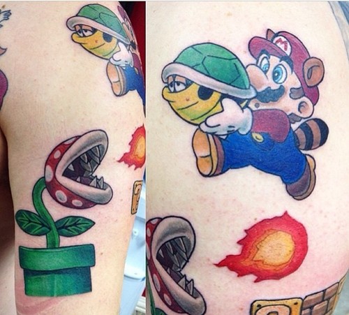 有趣的动画系列纹身