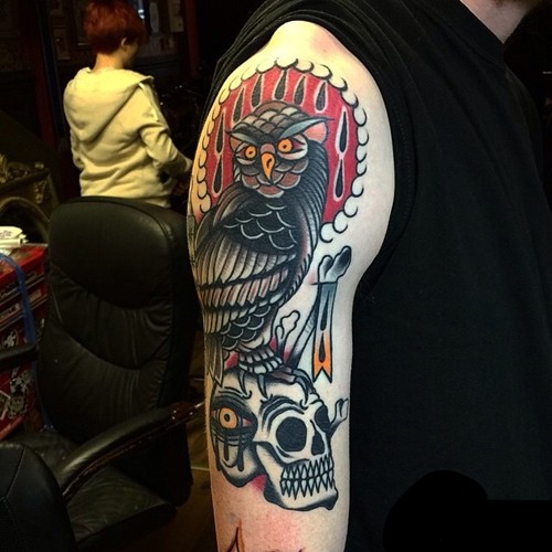 手臂纹身就是这么酷炫