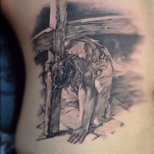 新加坡纹身师elvin yong极灰纹身作品