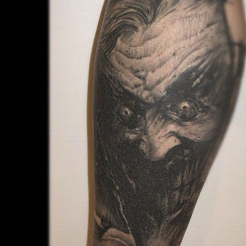 新加坡纹身师elvin yong极灰纹身作品