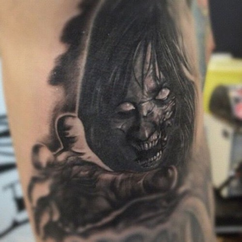 新加坡纹身师elvin yong极灰纹身作品