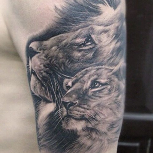 新加坡纹身师elvin yong极灰纹身作品