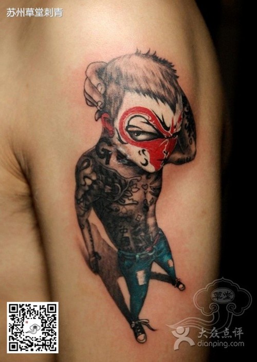 有趣的卡通人物纹身