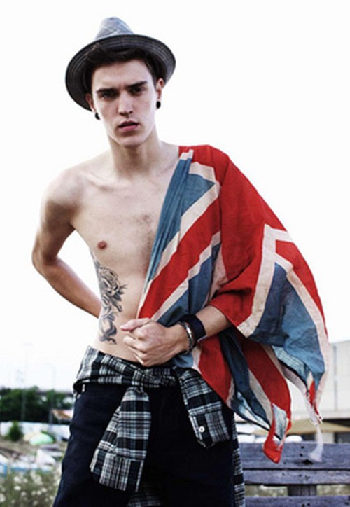 男模josh beech纹身合集