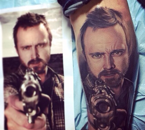 把人物纹在身上