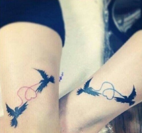 属于闺蜜间独一无二的纹身