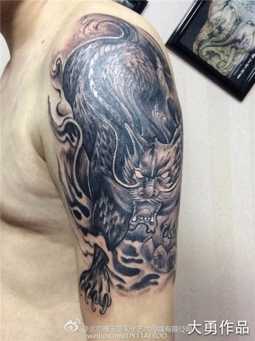 半甲纹身   手臂纹身   小清新纹身