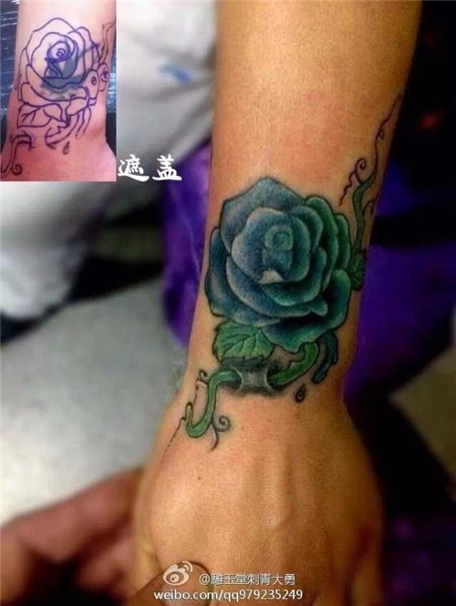 覆盖纹身   汉字纹身  麒麟纹身  花旦纹身