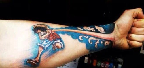 新颖创意手臂纹身秀