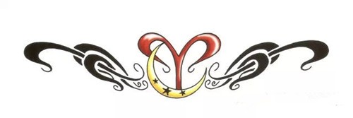 十二星座之白羊座纹身手稿