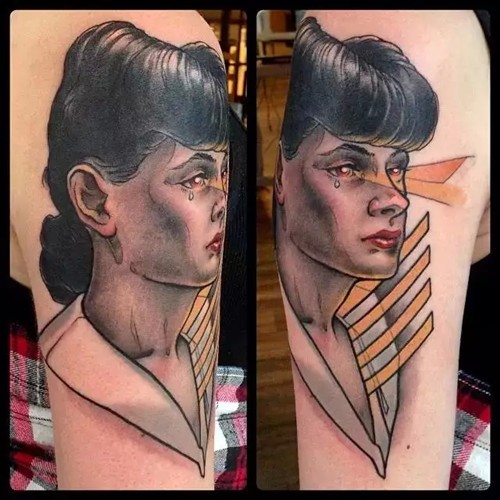 经典old school风格纹身