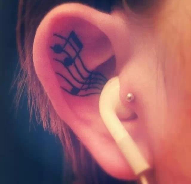 头面部另类创意纹身