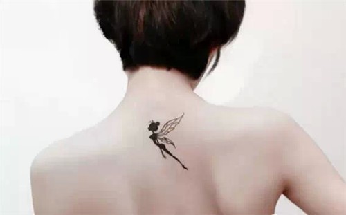 可爱的花之小精灵纹身