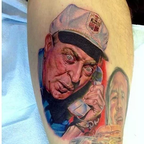 独具特色的写实肖像纹身