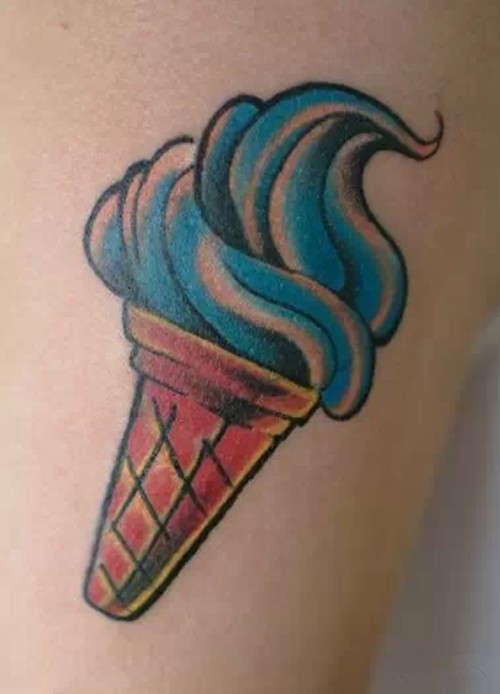 夏日必备之雪糕纹身