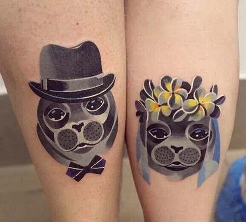 见证爱的奇迹  情侣纹身