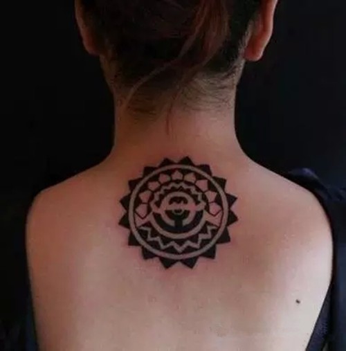 值得一看的太阳图腾纹身