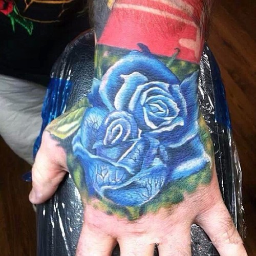 超赞的手背纹身