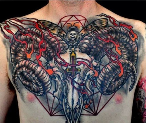 你没见过的外国羊纹身