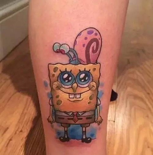 经典卡通动漫形象纹身