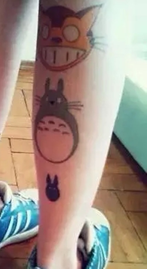 文艺小清新最爱的龙猫纹身