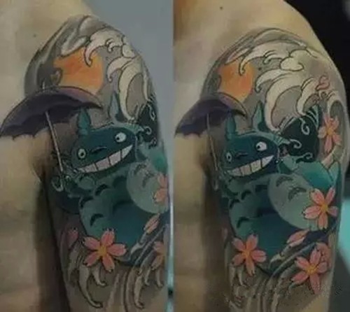 文艺小清新最爱的龙猫纹身