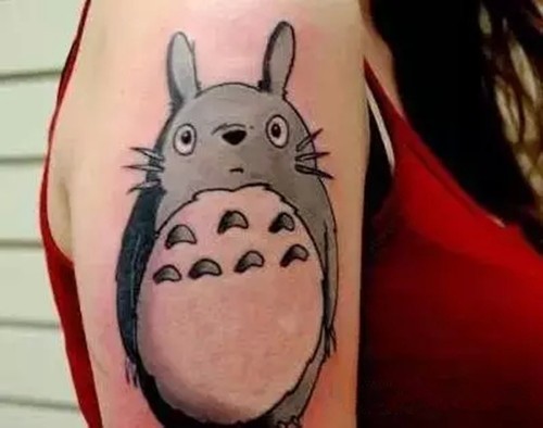 文艺小清新最爱的龙猫纹身