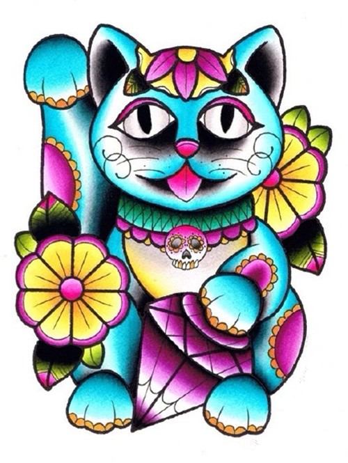 个性school风格纹身手稿合集