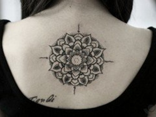 繁华之上再生繁华  曼陀罗图腾纹身