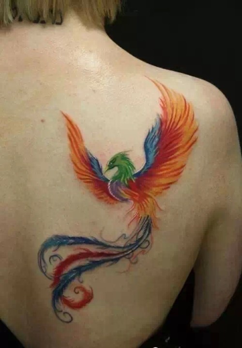 性感纹身部位之肩胛骨纹身