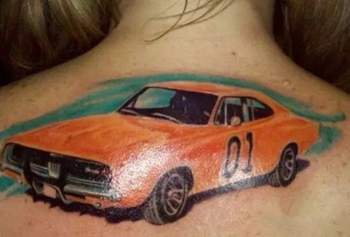 爱车族的专属纹身