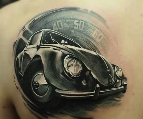 爱车族的专属纹身