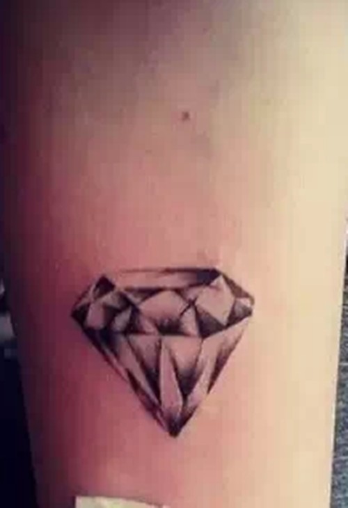 blingbling的钻石纹身