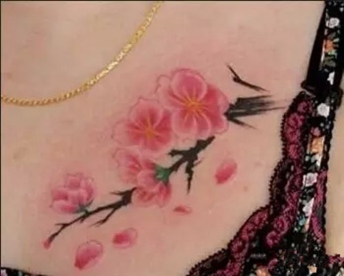 桃花一簇开无主  可爱深红映浅红