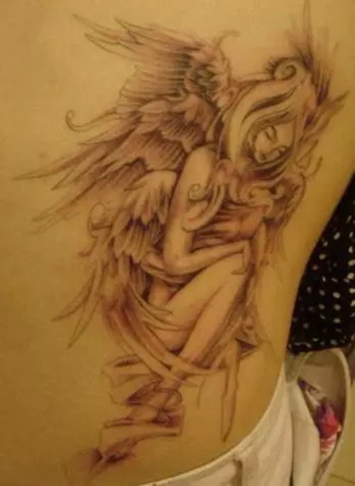 纯洁的天使纹身