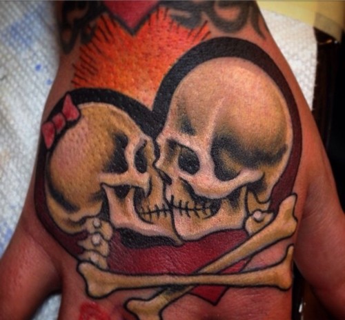 特色个性手背纹身