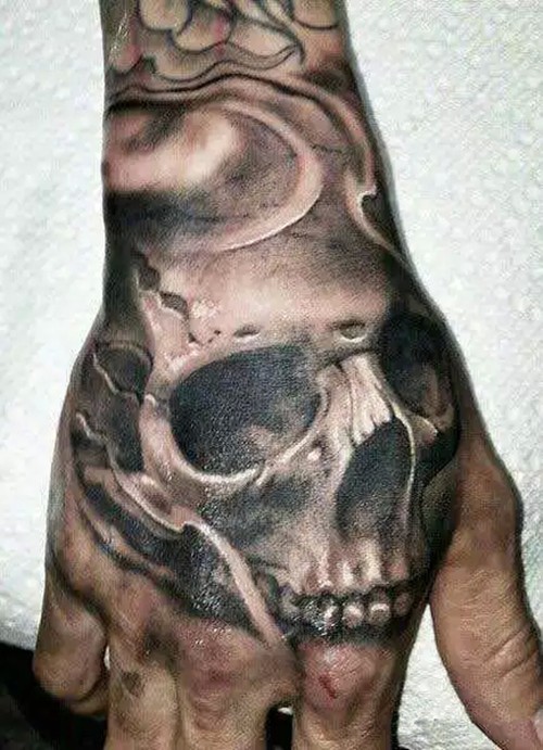 特色个性手背纹身