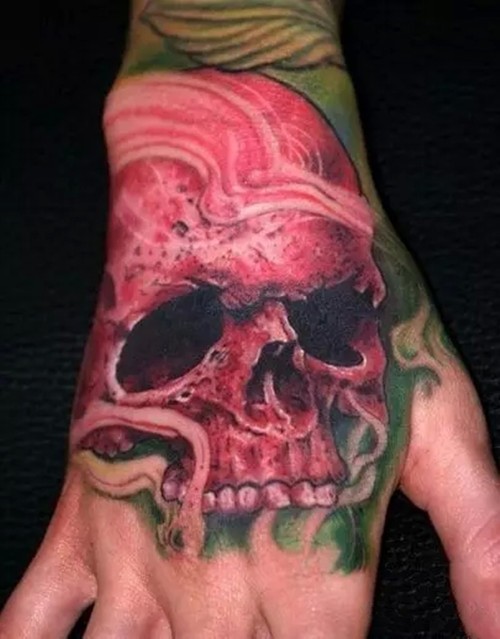 特色个性手背纹身