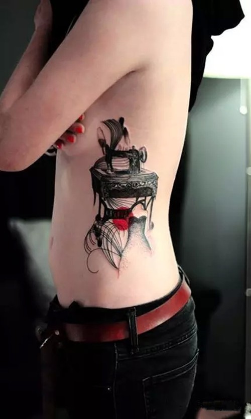 像插画一样的唯美纹身