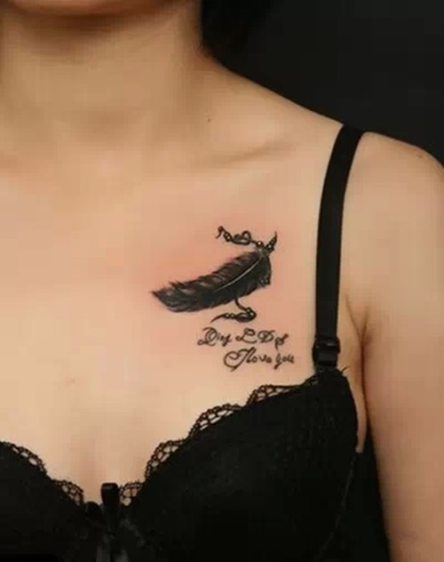 那些最美的胸部纹身