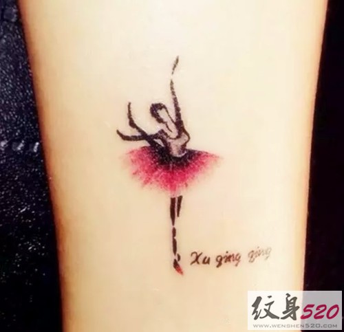 灵动唯美的舞者图案