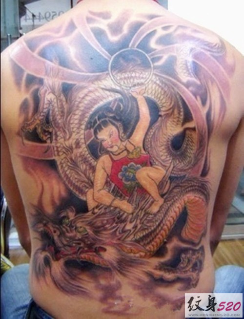 一组西游记人物纹身图案