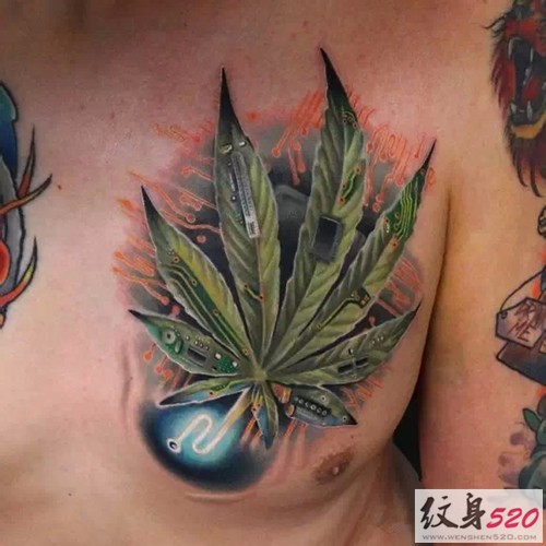 Andres Acosta创意玫瑰花纹身作品