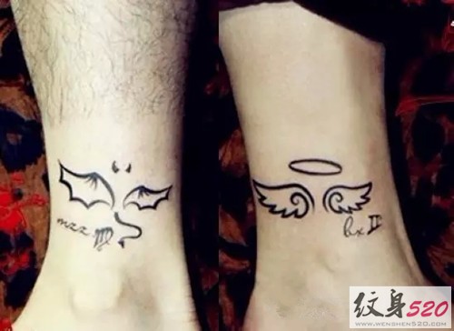 爱的见证  情侣纹身